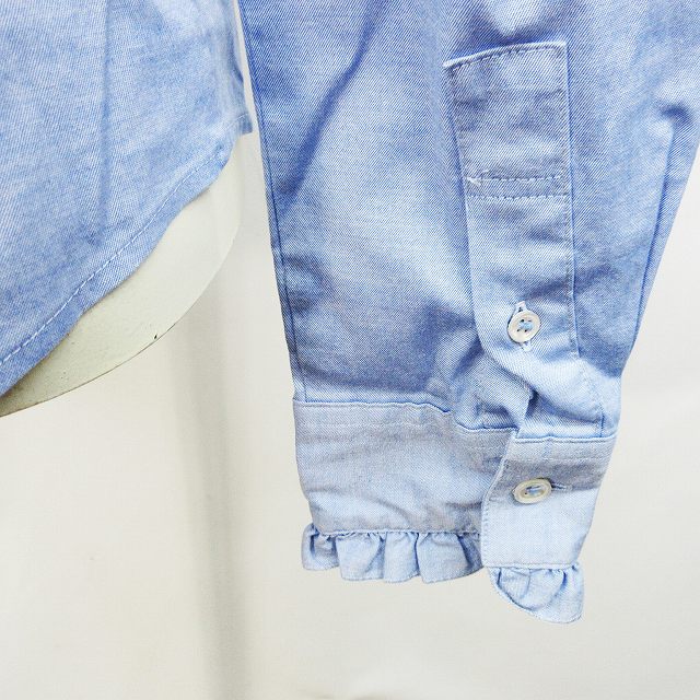 ポールスミス PAUL SMITH PS シャンブレー フリル シャツ 42 Mサイズ