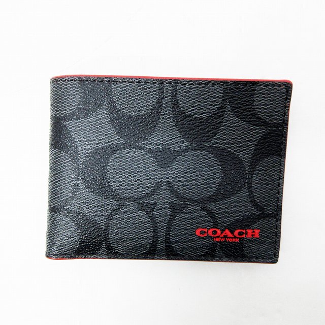 Y*Y様 COACH コーチ シグネチャー 二つ折り 財布 F88123 未使用品 コーチ COACH F88123 シグネチャー 二つ折り 財布
