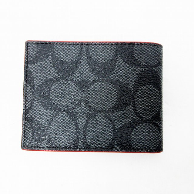 未使用品 コーチ COACH F88123 シグネチャー 二つ折り 財布 未使用品 コーチ COACH F88123 シグネチャー 二つ折り 財布