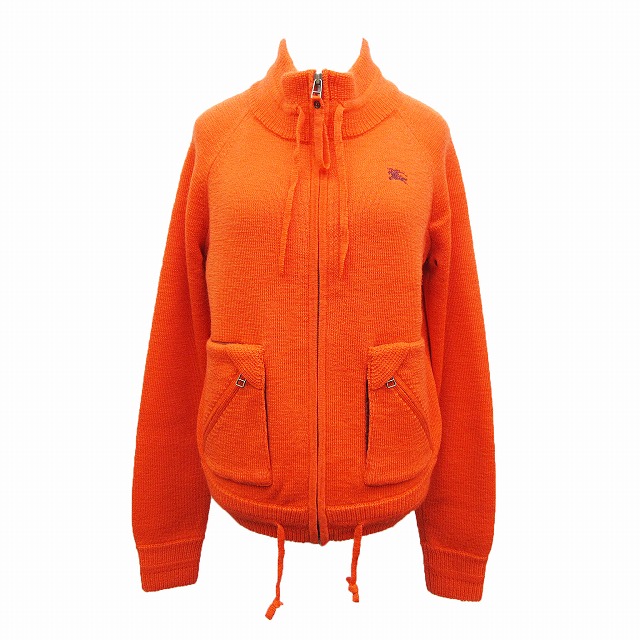 バーバリーブルーレーベル フード付きコート 赤 サイズ38 バーバリー