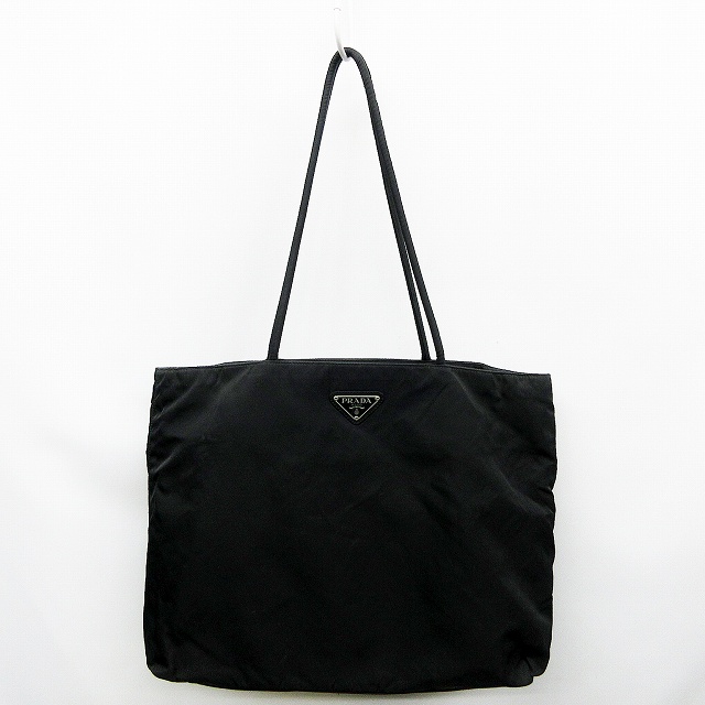プラダ PRADA B4681 テスート ナイロン トートバッグ 黒 ブラック系 
