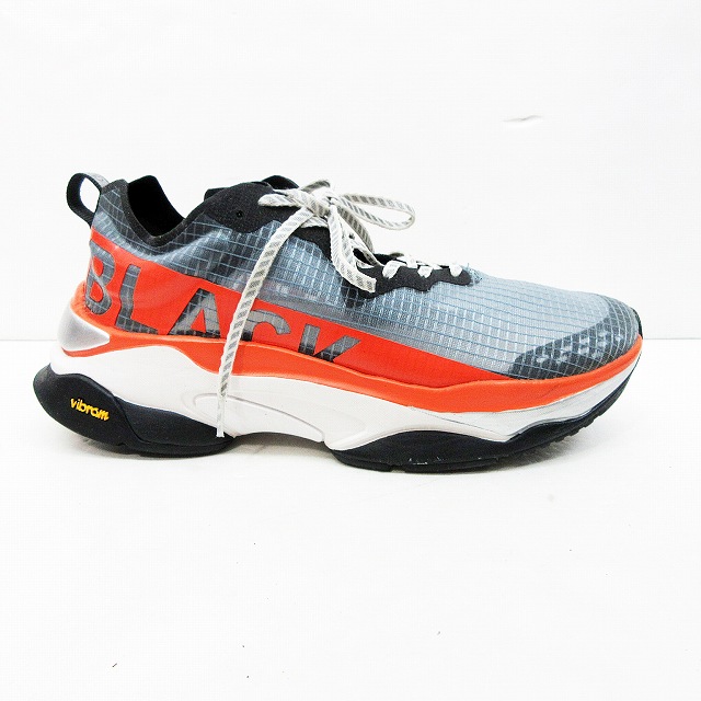 ブランドブラック Brandblack Kite Racer Aqua ローカット スニーカー 26cm 灰色 グレー系 オレンジ系 メンズ 064 ベクトルパーク