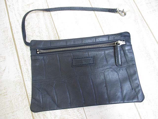 ダニエル＆ボブ DANIEL&BOB クロコダイル型押し 本革 ソフト