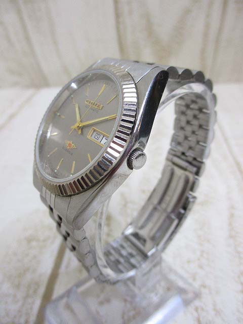 シチズン CITIZEN 自動巻き 腕時計 GN-4W-S シルバーダイヤル 21石 