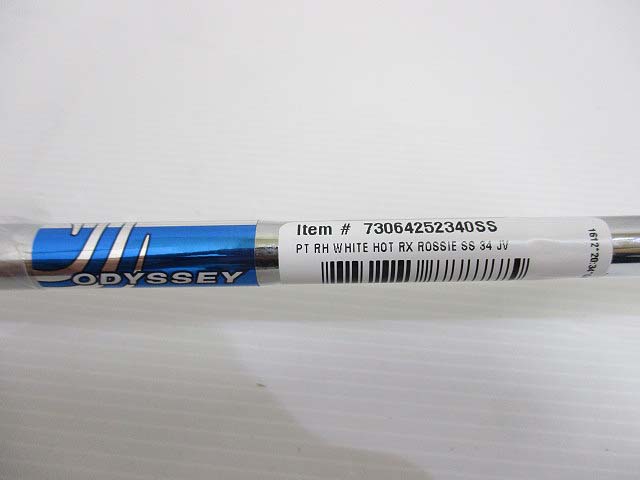 新品 ODYSSEY WHITE HOT RX ROSSIE 34インチ パター ゴルフ