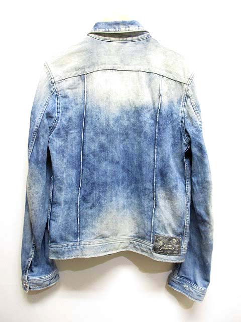 ディーゼル DIESEL JUZICON デニム ジャケット S 青 JOGG JEANS ジョグ 