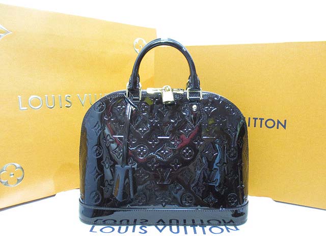 新品 未使用品 ルイヴィトン LOUIS VUITTON モノグラム ヴェルニ 