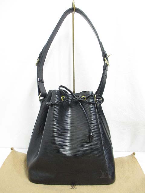 良品 ルイヴィトン LOUIS VUITTON エピ プチノエ M44104 ノワール 黒 