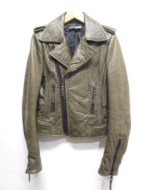 美品 バレンシアガ BALENCIAGA ダブル ライダース ジャケット 