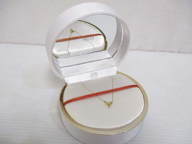 K18YG フィルージュ ハート プチ スウェイ ネックレス K18YG フィルージュ ハート プチ スウェイ ネックレス