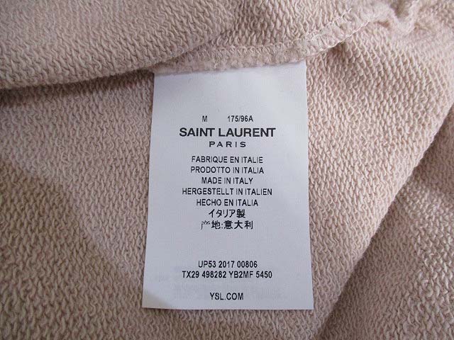 未使用品 サンローラン パリ SAINT LAURENT PARIS 2018SS スウェット 