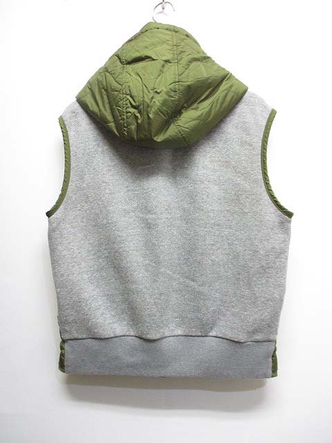 モンクレール MONCLER MAGLIA GILET ダウン ベスト M オリーブ グレー 