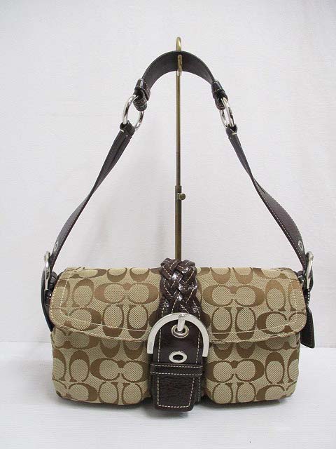 コーチ COACH 6314 ソーホー ショルダー バッグ ベージュ 茶 