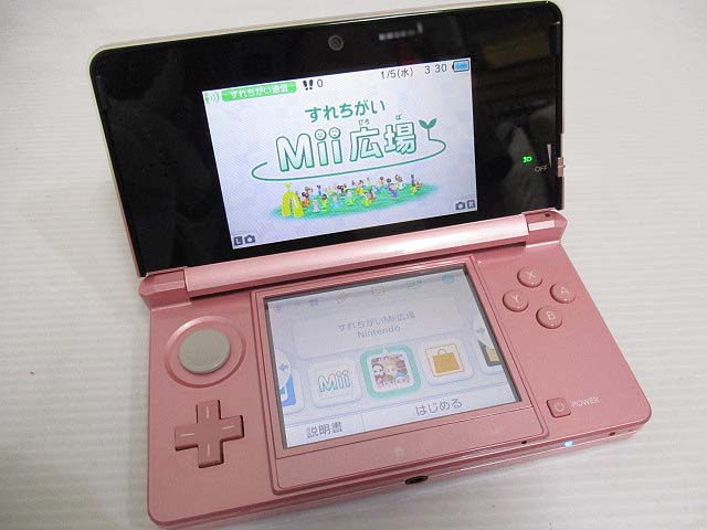 美品 ニンテンドー Nintendo 3DS 本体 ミスティピンク 付属品完備 065  