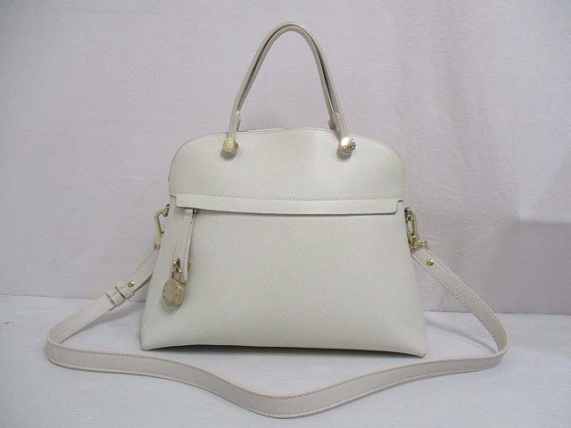 フルラ FURLA パイパー 2WAYショルダー ハンド バッグ M ホワイト 白 