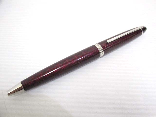 ルイヴィトン Louis Vuitton ボールペン モノグラム ボルドー シルバー ツイスト式 回転式 065 ベクトルパーク