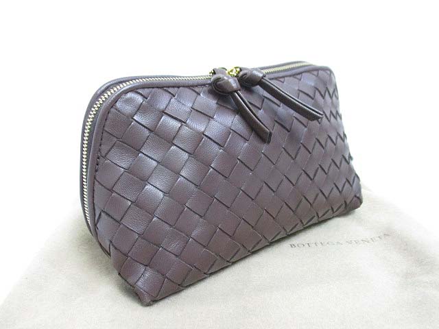 未使用品 BOTTEGA VENETA 132534 イントレチャート ポーチ 未使用品 BOTTEGA VENETA 132534 イントレチャート ポーチ