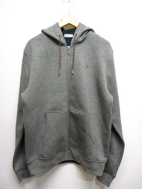 ディオールオム Dior HOMME 美品 BEE 刺繍 ジップアップ パーカー L  