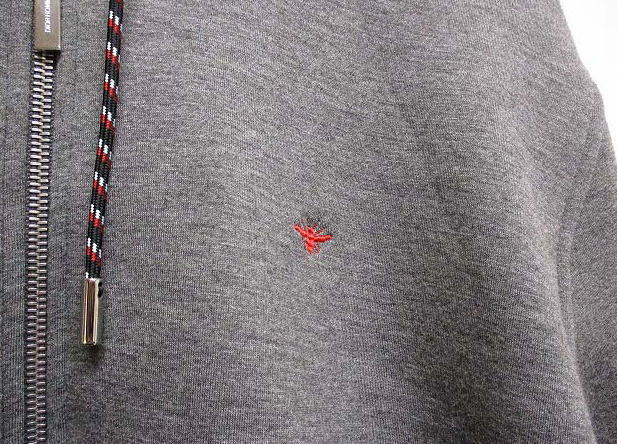 ディオールオム Dior HOMME 美品 BEE 刺繍 ジップアップ パーカー L 