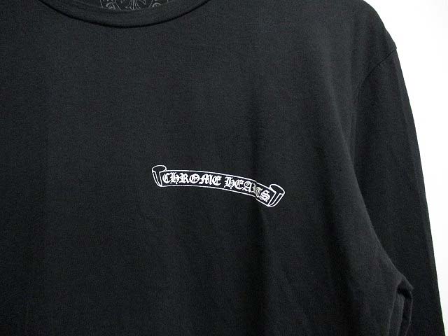 クロムハーツ CHROME HEARTS 長袖 Tシャツ カットソー SMALL 黒 