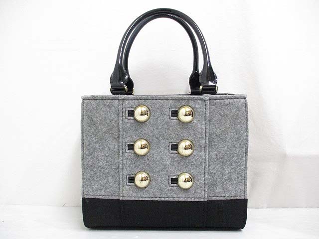 未使用品 ケイトスペード KATE SPADE フェルト トート ハンド バッグ  
