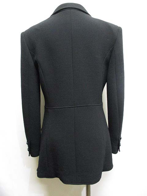 シャネル CHANEL 美品 ウール ダブル ジャケット CCココマーク  