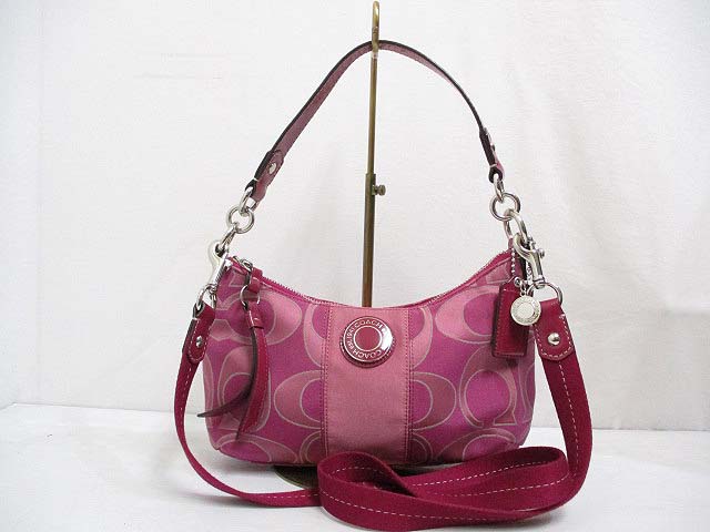 コーチ COACH F19435 2WAYショルダー ハンド バッグ ピンク 