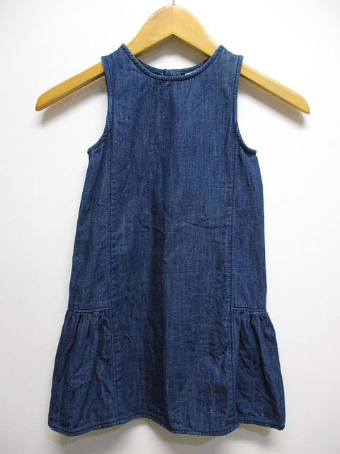 ベビーギャップ Baby Gap デニム ワンピース 4years 100 105cm インディゴ 綿100 キッズ 065 ベクトルパーク ベビーギャップ Baby Gap デニム ワンピース 4years 100 105cm インディゴ 綿100 キッズ 065 ベクトルパーク