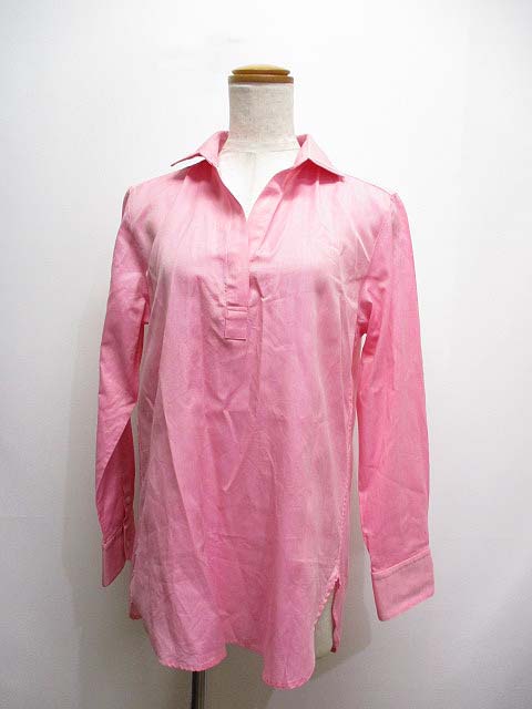 23区 オンワード樫山 canclini 長袖 スキッパー シャツ ブラウス 38  