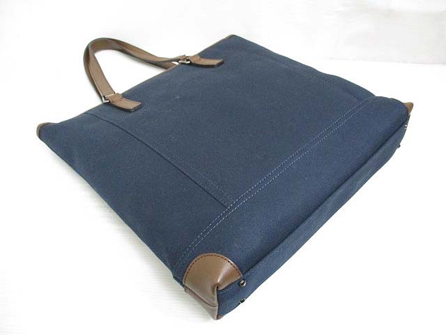 未使用品 バーバリー BURBERRY トート バッグ キャンバス レザー  