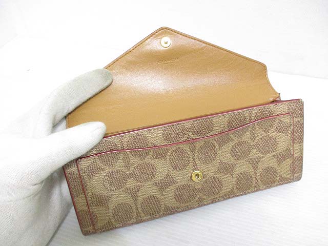 コーチ COACH 31547 長財布 ソフトウォレット シグネチャー PVC レザー