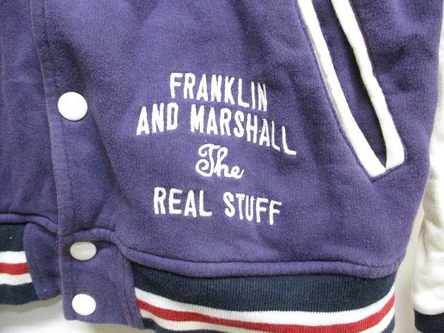 フランクリン&マーシャル FRANKLIN&MARSHALL スタジャン ブルゾン 