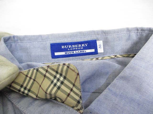 未使用品 バーバリーブルーレーベル BURBERRY BLUE LABEL ドッキング  