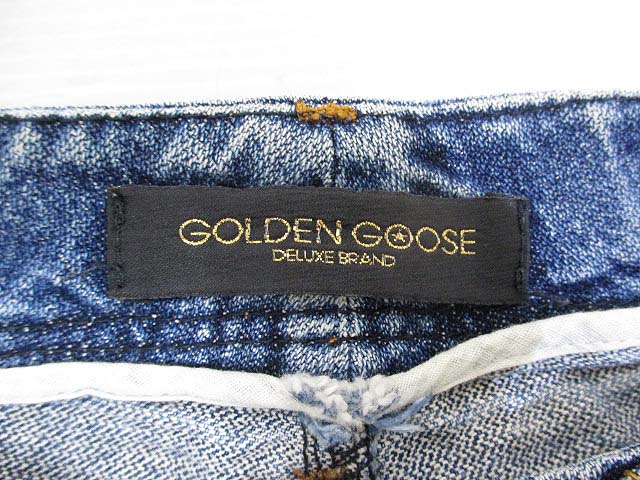 ゴールデングース Golden Goose ブーツカット デニム パンツ ジーンズ S ブルー ジッパーフライ イタリー製 トゥモローランド レディース 065 ベクトルパーク