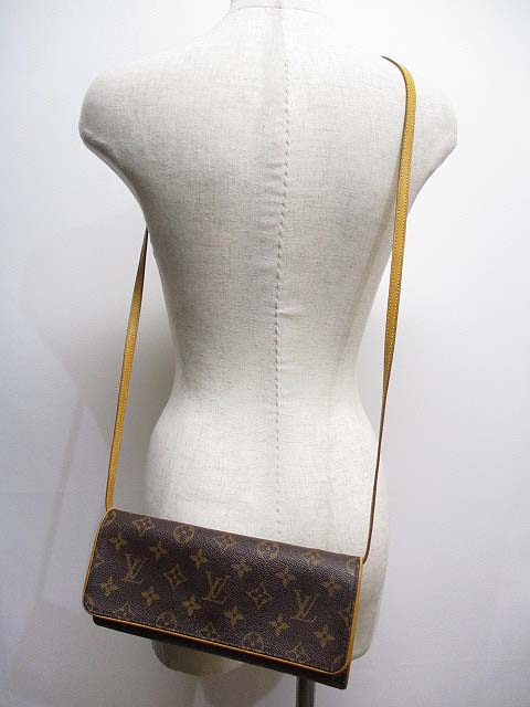 ルイヴィトン LOUIS VUITTON モノグラム ポシェットツインGM M51852 