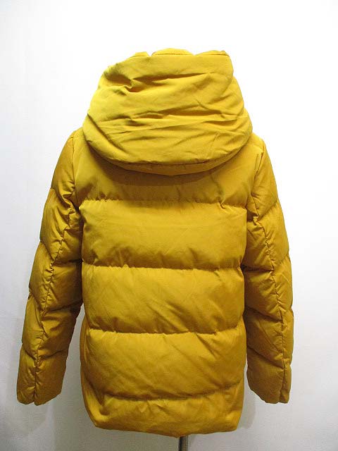 未使用品 ディスコート Discoat フード付き ダウン ジャケット M マスタード アウター 裏地付き タグ付き レディース 065 ベクトルパーク