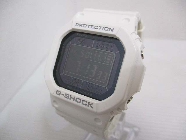 カシオジーショック Casio G Shock 美品 Gw M5610md 7jf 腕時計 電波 タフソーラー デジタル ホワイト 白 ラバーベルト メンズ 065 ベクトルパーク