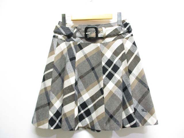 バーバリーブルーレーベル BURBERRY BLUE LABEL 美品 チェック柄  