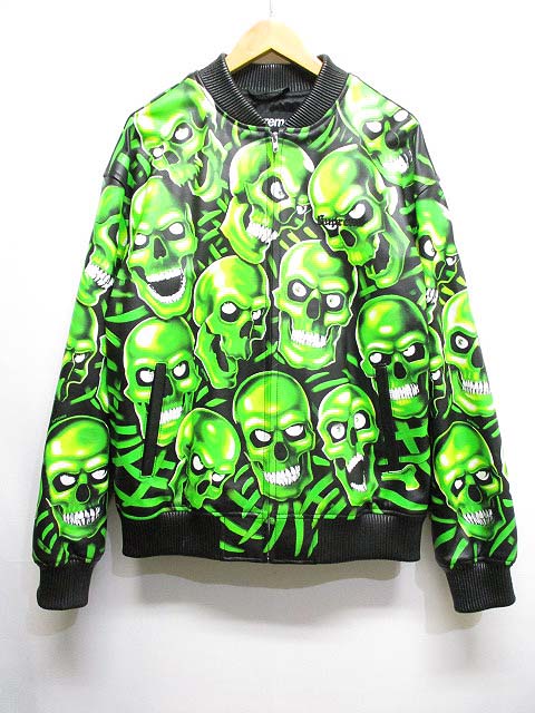 未使用品 シュプリーム SUPREME 18SS Skull Pile Leather Bomber Jack 