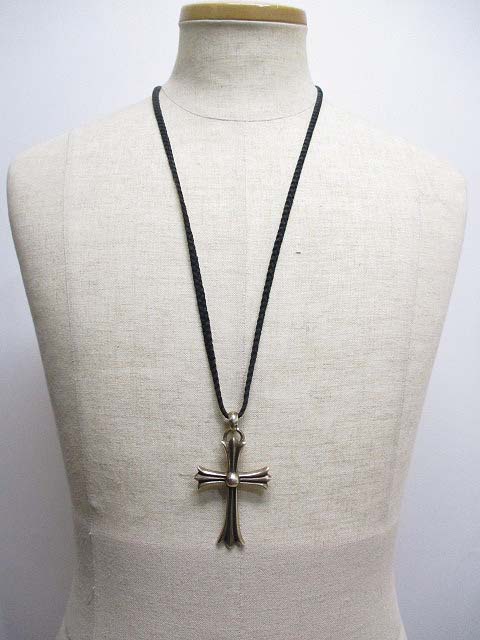 クロムハーツ CHROME HEARTS CH クロス ラージ w/ベイル ペンダント  