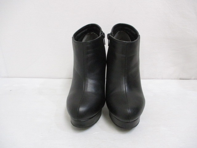 グレイル Grl ブーティー ショート ブーツ 23 5cm 黒 ブラック フェイクレザー サイドジップ 靴 シューズ レディース 065 ベクトルパーク