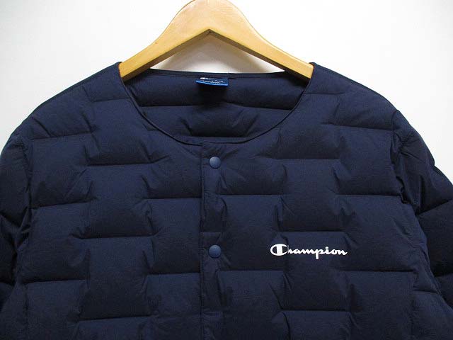 未使用品 チャンピオン Champion C8 Ss601 ヘリテイジ Odc Smu ダウン ジャケット L ネイビー ナイロン アウター メンズ 065 ベクトルパーク