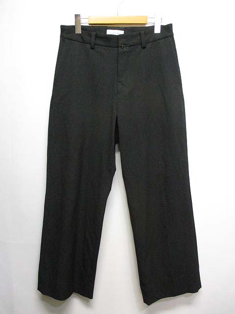 コンテンポ Contempo Yaeca ワイド スラックス パンツ S ダークグレー ストレッチ ヤエカ メンズ 065 ベクトルパーク