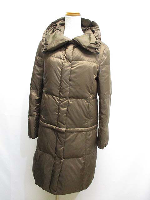 デプレ Des Pres トゥモローランド 2way ダウン コート ジャケット 1 茶 ブラウン 裾着脱 アウター 裏地付き 日本製 レディース 065 ベクトルパーク