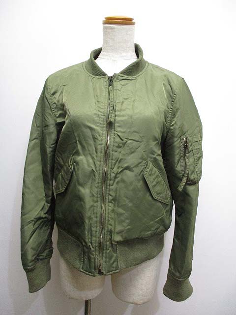 レトロガール Retro Girl Ma 1 中綿 ブルゾン ジャケット M カーキ ナイロン アウター 裏地付き レディース 065 ベクトルパーク レトロガール Retro Girl Ma 1 中綿 ブルゾン ジャケット M カーキ ナイロン アウター 裏地付き レディース 065 ベクトルパーク