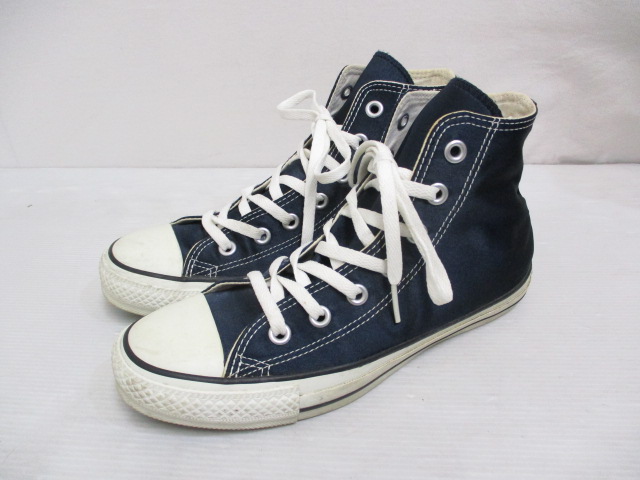 コンバース Converse オールスター 1cj549 サテン ハイカット スニーカー シューズ 24 紺 ネイビー 靴 レディース 065 ベクトルパーク