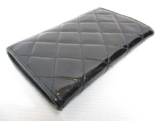 シャネル CHANEL 美品 マトラッセ ミディアム ウォレット 財布 