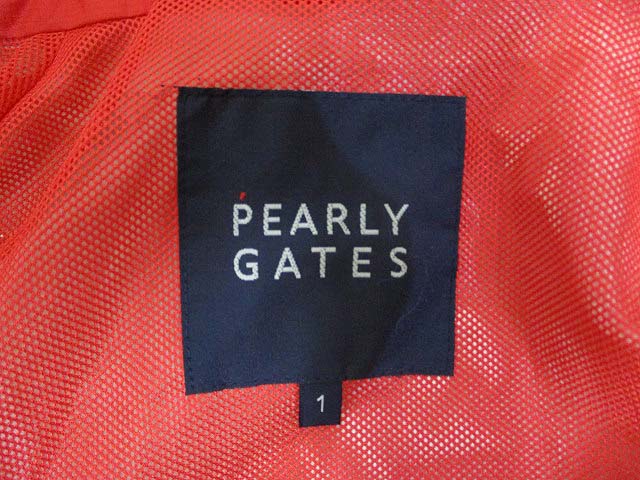 パーリーゲイツロゴ 赤 ウィンドブレーカー※値下げ PEARLY GATES 2023 WINTER