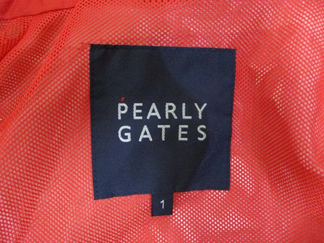 超美品 PEARLY GATES 2way トラックジャケット ジャージ ロゴ