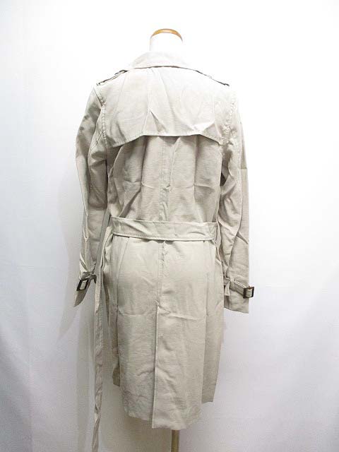 ヒロココシノxしまむら Hk Works London トレンチ コート ベルト付き M ベージュ 裏地付き レディース 065 ベクトルパーク